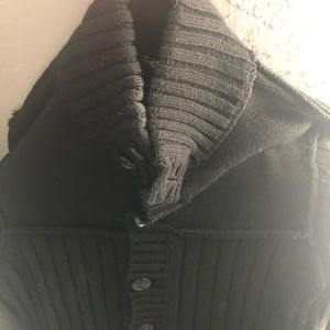 Men’s M Express black cotton cardigan sweater